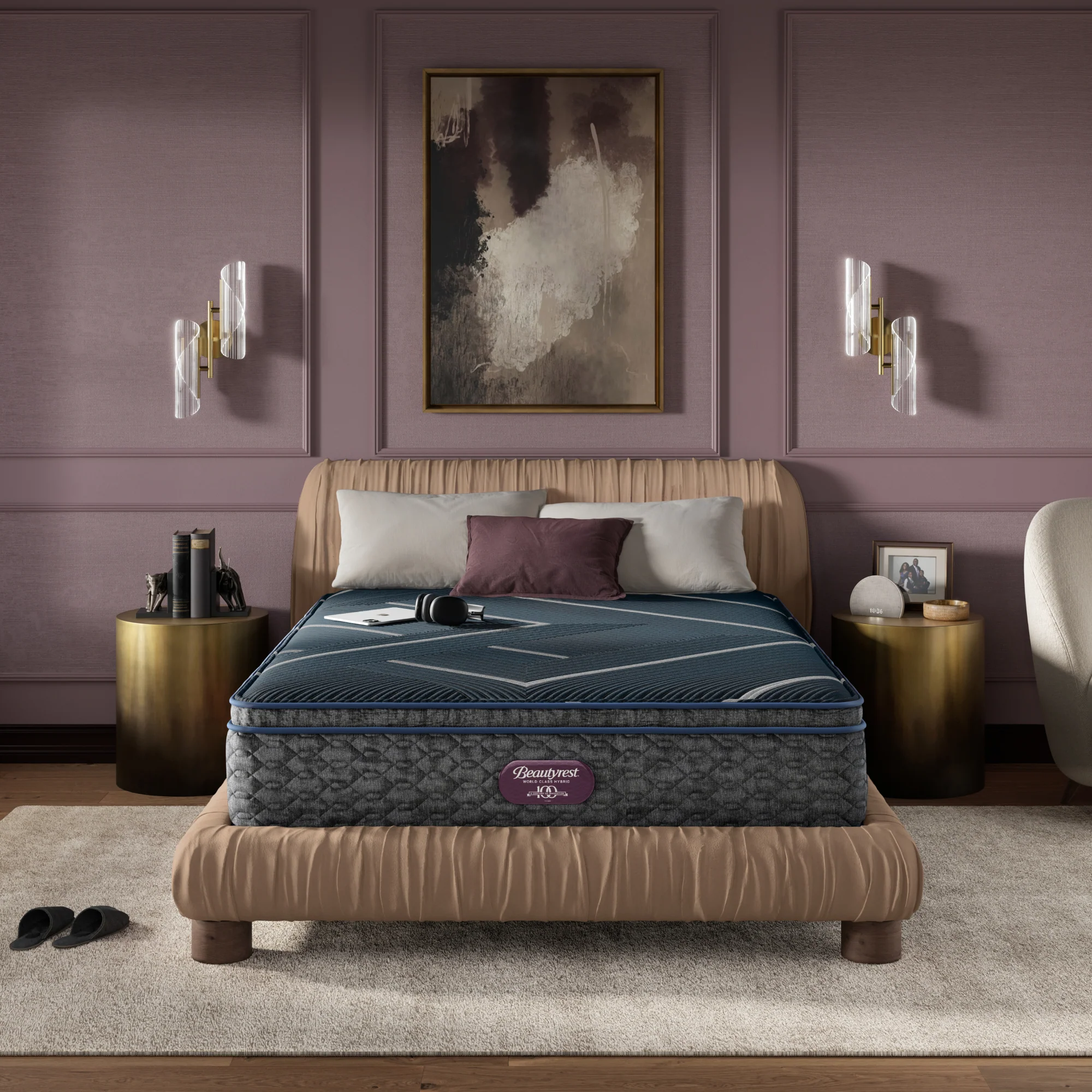 Beautyrest World Class Level Four Hybrid Medium Apex Top