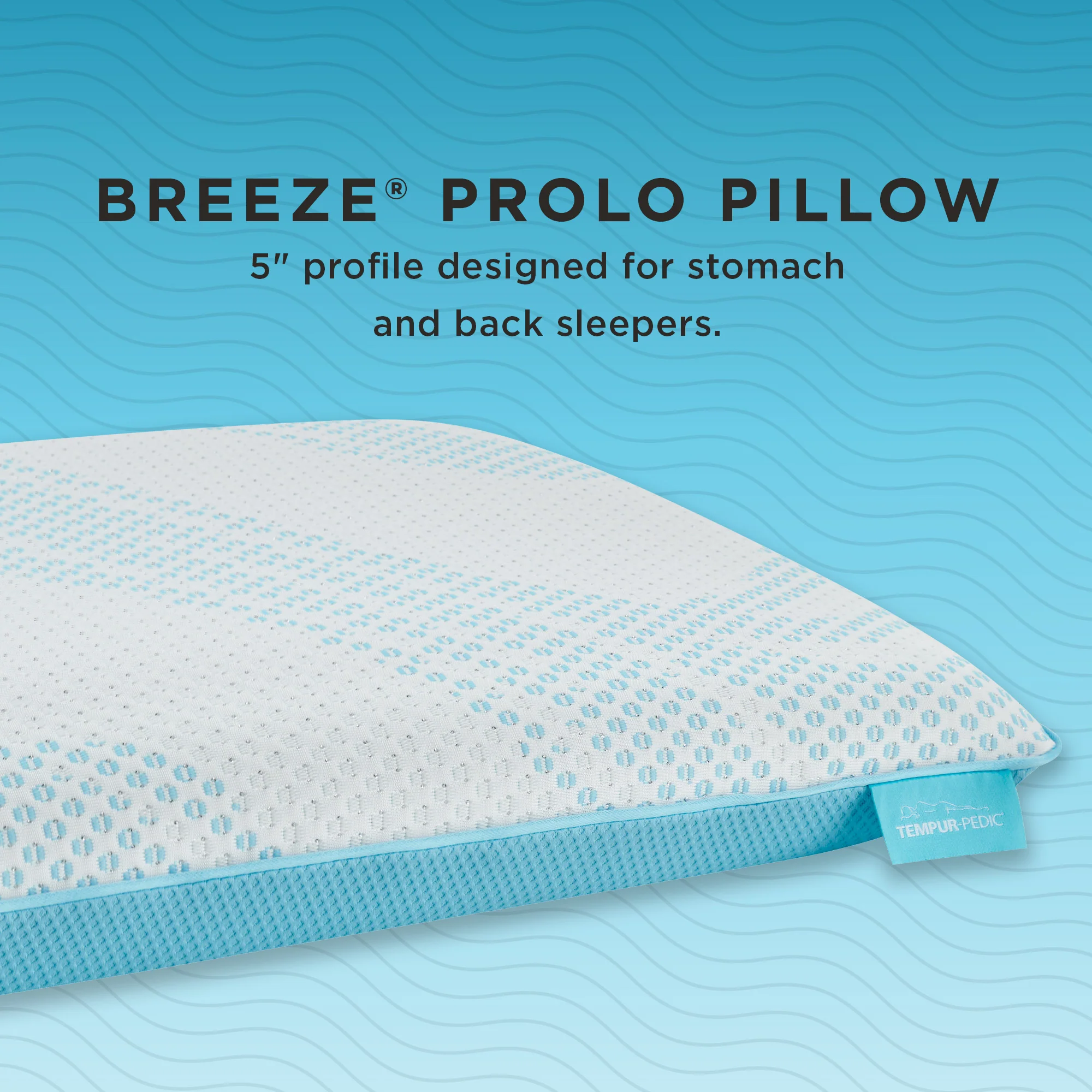 Tempur-BreezeĀ® ProLo 2.0 Pillow - Image 6